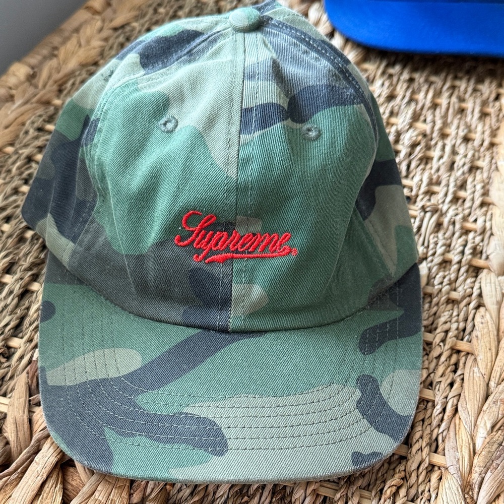 Supreme Green Camo Hat